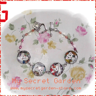 Kimba the White Lion ( Jungle Emperor ) ジャングル大帝  anime Cabochon Bracelet  Kimba the White Lion ( Jungle Emperor ) ジャングル大帝  anime Cabochon Bracelet
